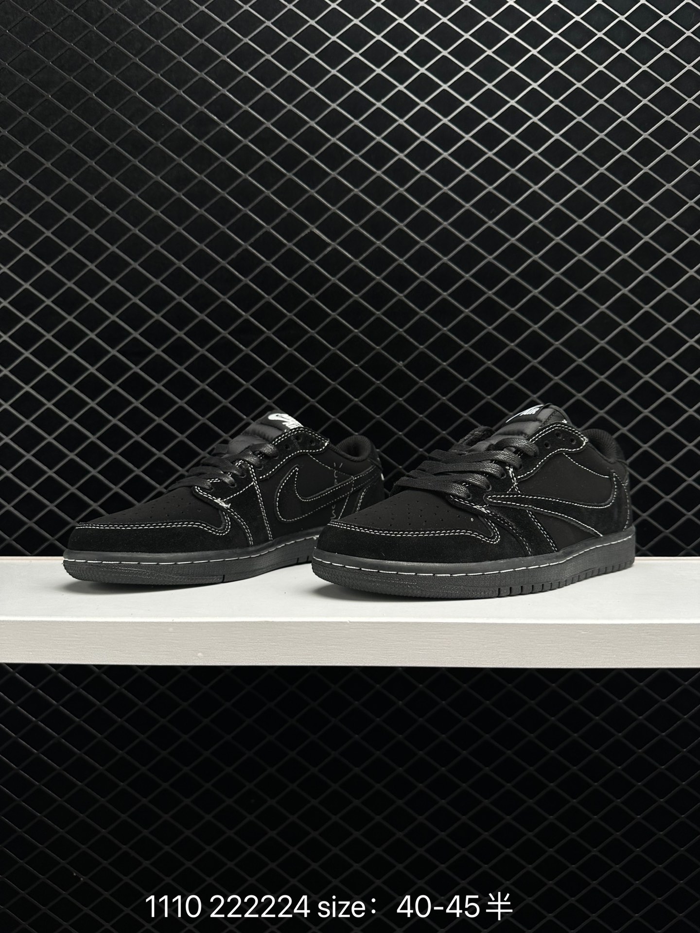 Travis Scott x Air Jordan 1 Low OG “Black Phantom